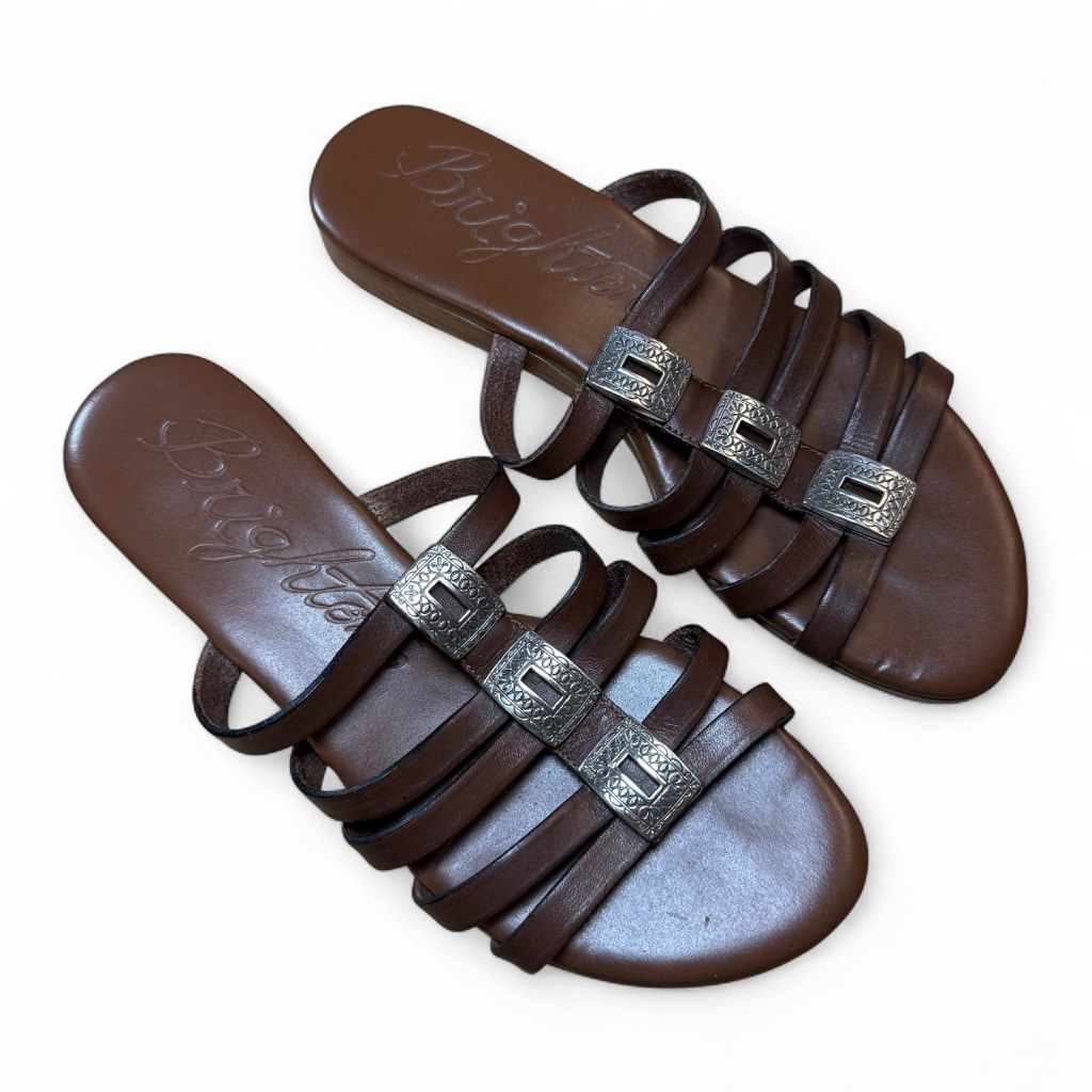 Brighton Brown Strappy Women’s Sandals - Us Size 6 M